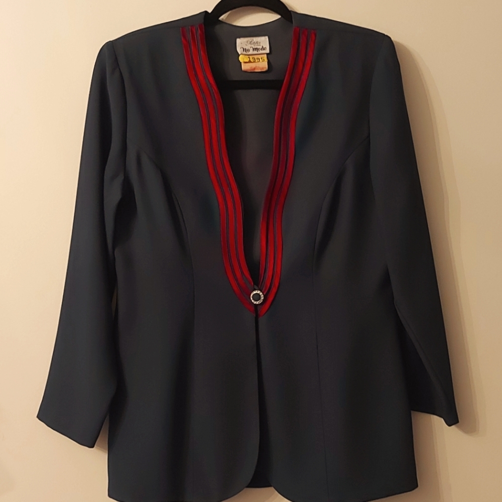 Vintage one button blazer